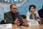 Андрей ЗВЯГИНЦЕВ и арт-директор «Кинопробы» Лилия НЕМЧЕНКО на пресс-конференции в Екатеринбурге. Андрей ЗВЯГИНЦЕВ и арт-директор «Кинопробы» Лилия НЕМЧЕНКО на пресс-конференции в Екатеринбурге.